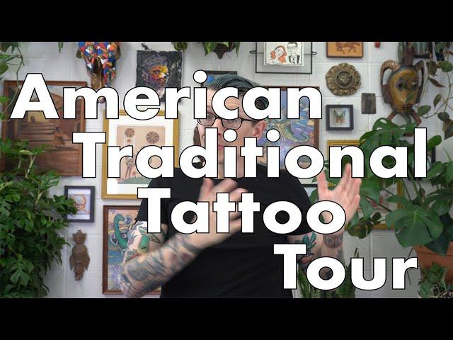 American Traditional Tattoo Tour: Tattoo Collection Breakdown #traditional #tattoo