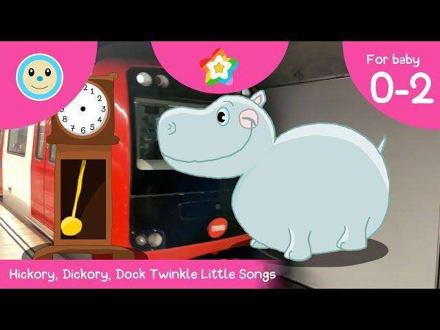 Hickory, Dickory, Dock Twinkle Little Songs ️ | Nursery Rhyme for Baby 0-2 Years 