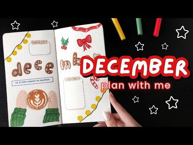 PLAN WITH ME | December Bullet Journal Setup 