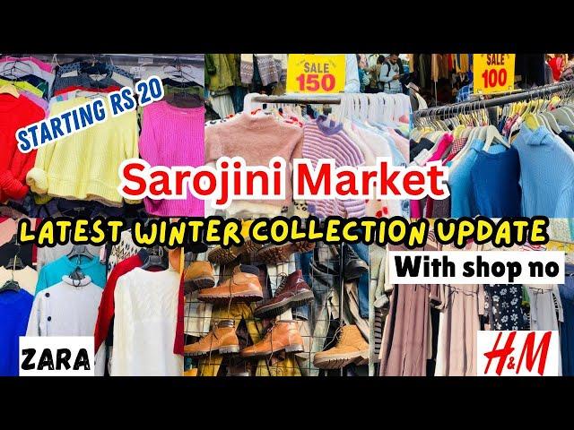 Sarojni Nagar Market Delhi | Latest Sarojni Winter Collection With Shop No | Sarojni December 2024