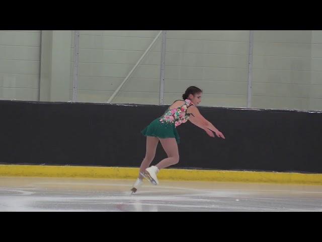 Larissa Kelly - Novice Women Free Program - 2018 Secionals AB-NWT-NUN