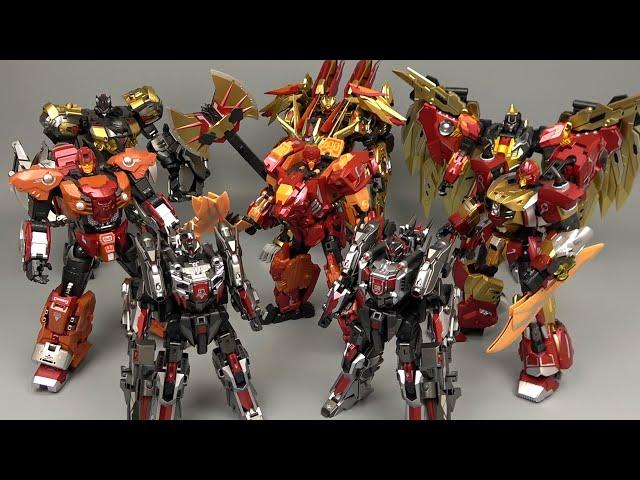 [Cang-Toys] #2 Predaking combiner Razorclaw Rampage Divebomb Tantrum Headstrong Thorilla Dasirius