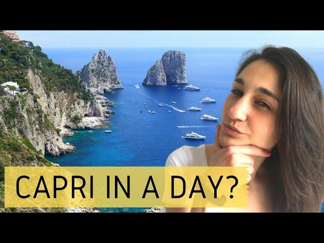 A perfect day in CAPRI (with Blue Grotto) | Amalfi Coast