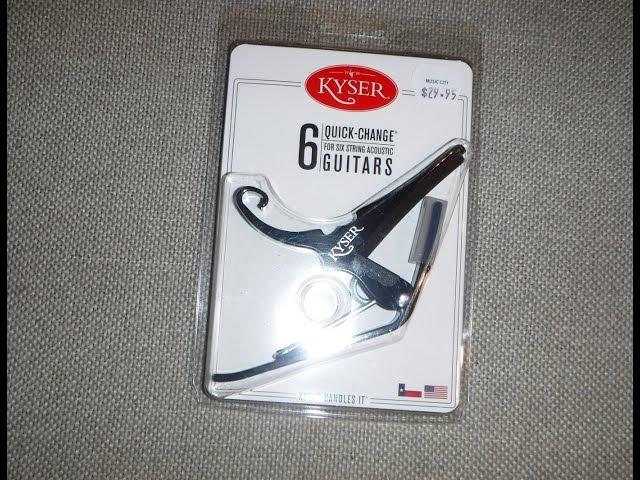 Kyser Quick Change Acoustic Guitar Capo Test And Review