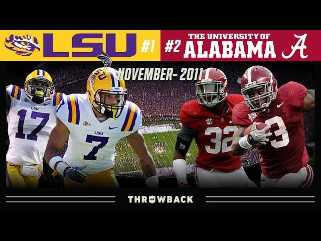 Defensive Game of the Century! (#1 LSU vs. #2 Alabama 2011, November 5)