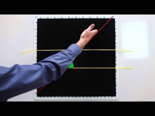 Teaching tool for algebra and geometry combined