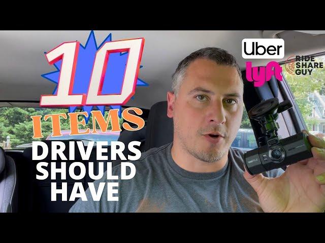 10 Items ALL Uber And Lyft Drivers Should Have In The Car