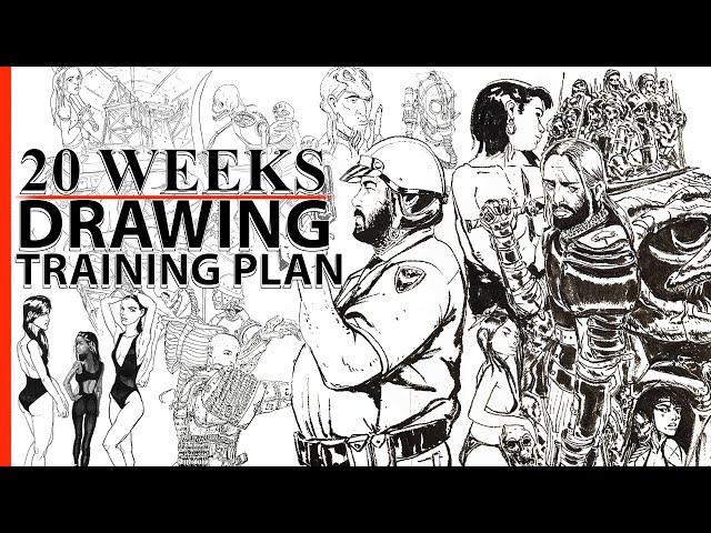 20 WEEKS DRAWING TRAINING PLAN