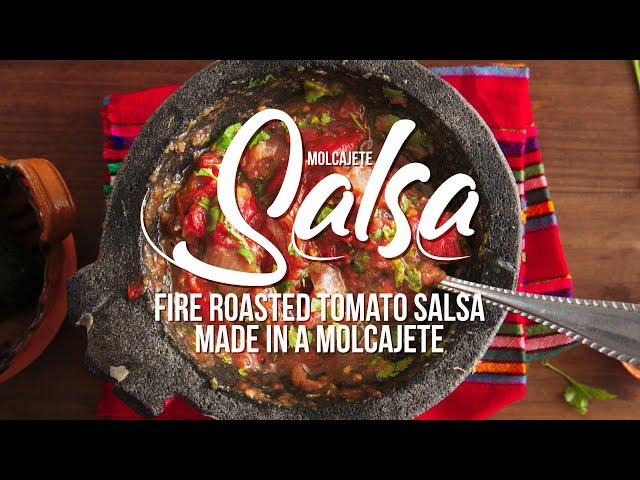 How to Make Salsa Molcajeteada | Tomato & Serrano Pepper Salsa Recipe