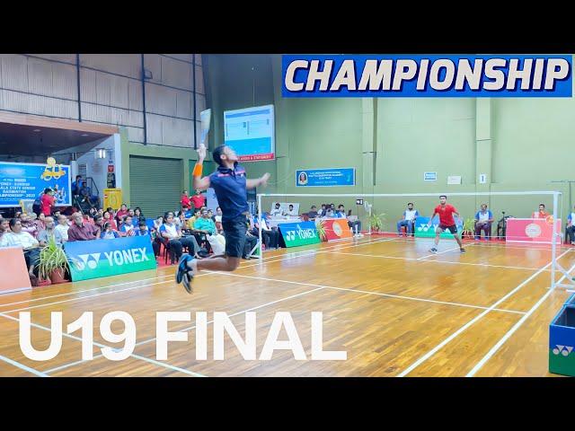 U19 SINGLES FINAL | AMAN SURESH V/S ABHISHEK | YONEX-SUNRISE KERALA BADMINTON CHAMPIONSHIP 2023