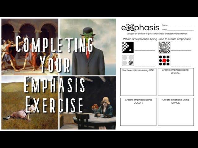Principle of Emphasis: Exercise