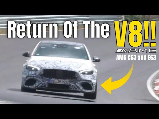 Mercedes AMG C63 and E63 Will Get V8 in 2026