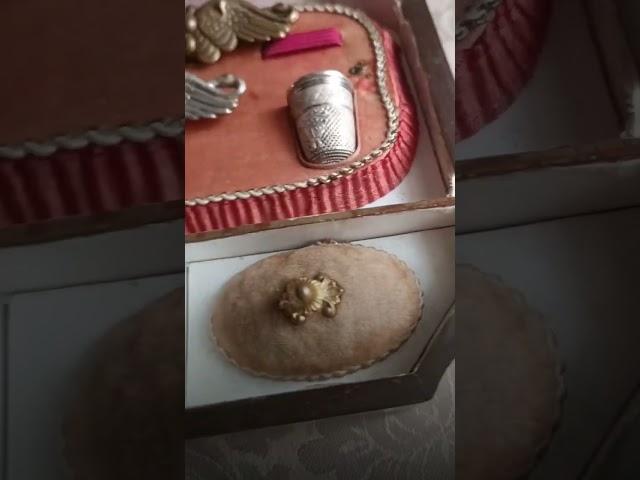 Уникальная шкатулка #антиквариат #винтаж #ссср #ретро #обзор #шкатулки