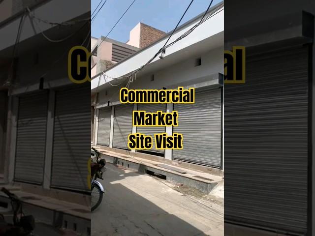 Site Visit Commercial Market At Haveeli Lakha #foryou #construction #sitevisit