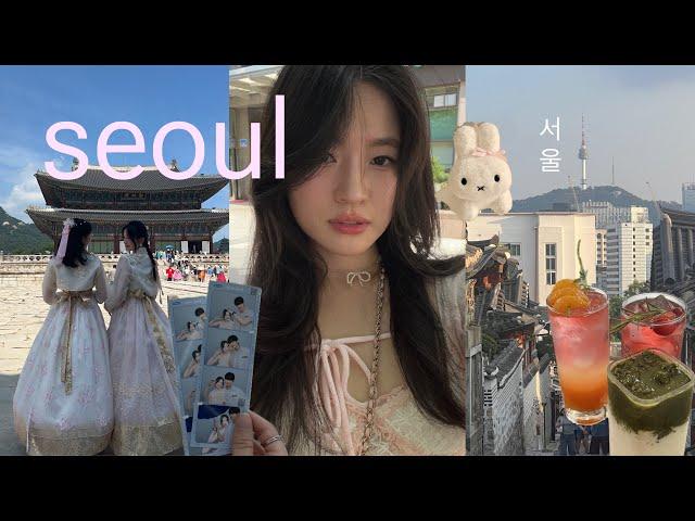 KOREA vlog  。• | best places to eat and shop in seoul, aesthetic cafe hopping, exploring seongsu