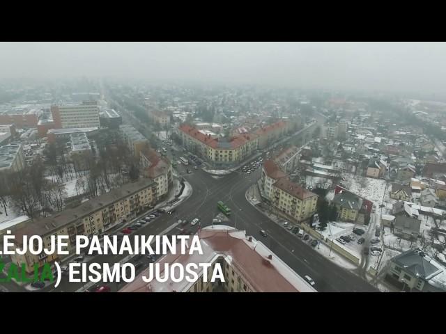 Papildoma eismo juosta aklųjų ir silpnaregių sankryžoje