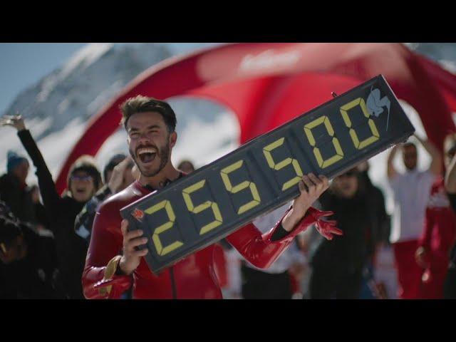 255 km/h: Rekord im Speed-Ski | AFP