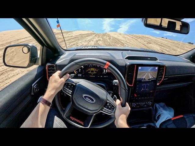 2024 Ford Ranger Raptor - Sending it at the Sand Dunes