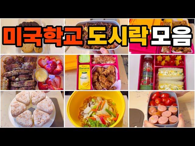 미국학교 도시락 모음집(30)Korean lunchbox/도시락 메뉴 고민되시면 이 영상보세요.Korean mom’s cooking