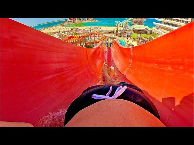 Adrenaline filled Waterslide: Kamikaze Slide at Meryal Waterpark, Qatar