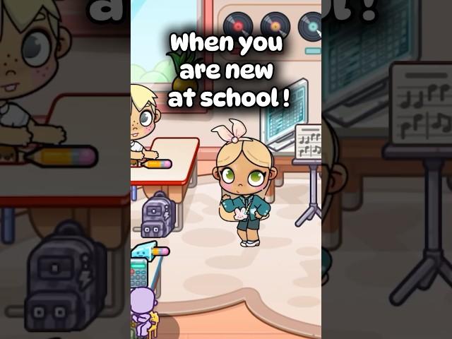 When you’re a newcomer at new school #tocaboca #tocabocaandavatarworldsecrets #avatarworld