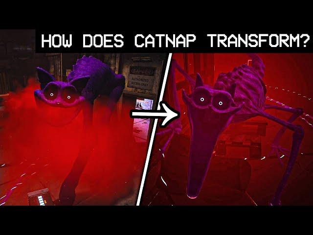 How does CATNAP TRANSFORM? (hacking behind him) - Poppy Playtime [Chapter 3] Secrets Showcase