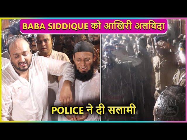 Zeeshan Siddique Heart Melting Visuals, Mumbai Police Pays Tribute To Baba Siddique