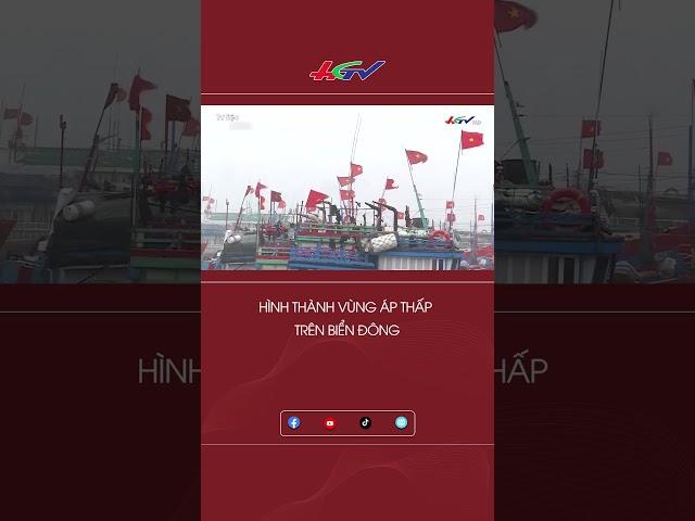 Hình thành vùng áp thấp trên biển Đông #shortshgtv | Truyền hình Hậu Giang