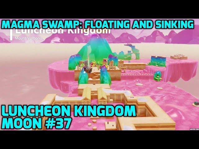 Super Mario Odyssey - Luncheon Kingdom Moon #37 - Magma Swamp: Floating and Sinking