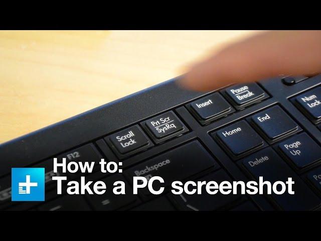 How to take a screenshot on a PC or laptop with Windows