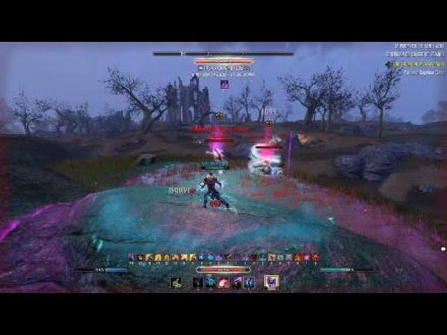 ESO PVP  NECROMANCER BUILDS TEST U42 U43 & clip dump