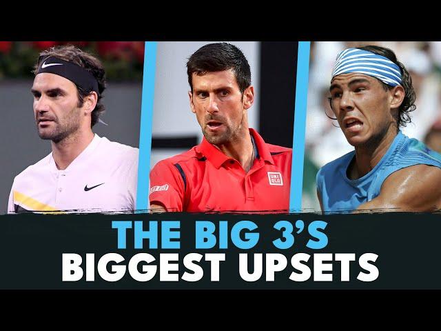 The Big 3's BIGGEST Upsets  | Federer, Nadal & Djokovic's Most Surprising Losses On The ATP Tour