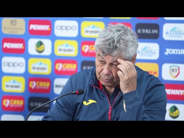 Conferință de presă Mircea Lucescu și Andrei Rațiu înainte de România - Cipru