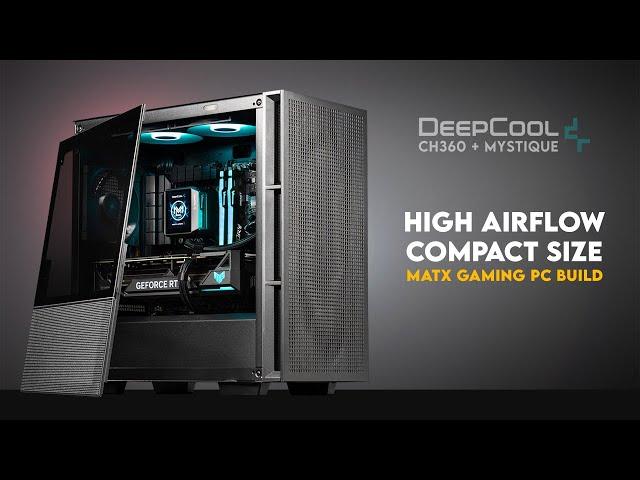 Downsize, Without Compromise! | Deepcool CH360 + Mystique 360 Gaming PC Build | RTX 4070 Ti