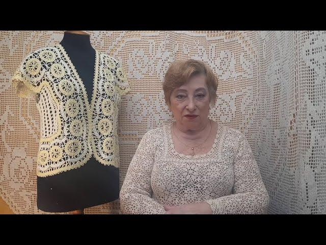 Жакет "Вологда". Мастер-класс по вязанию крючком от О. С. Литвиной.