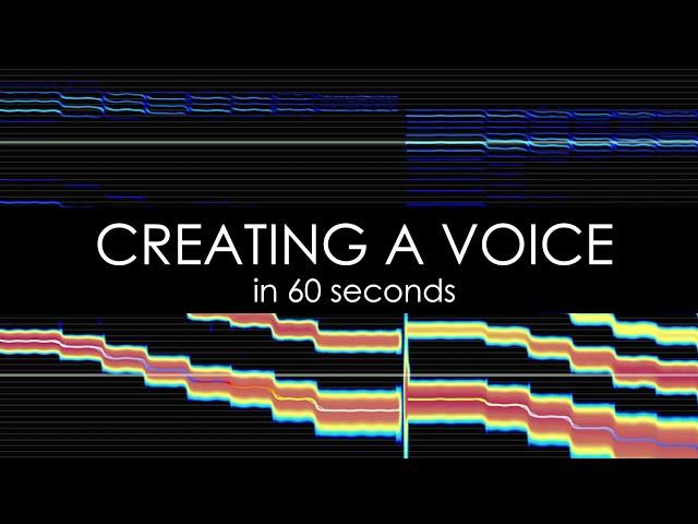 Creating a Voice in 60 Seconds