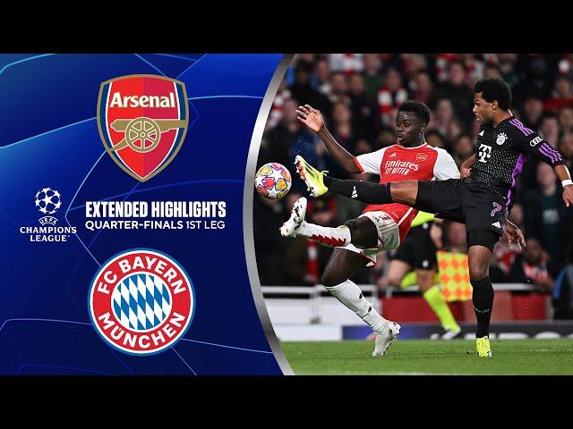 Arsenal vs. Bayern: Extended Highlights | UCL Quarter-Finals 1st Leg | CBS Sports Golazo