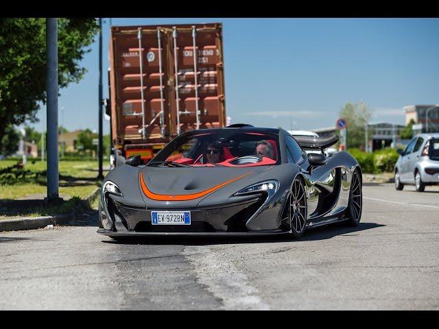 McLaren P1 MSO on the famous Ferrari Circuit "Pista di Fiorano"