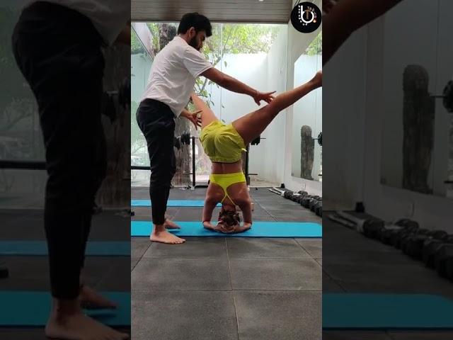 Hot Yoga By Malaika Arora | Malaika Arora workout  #short #ytshort #trending #viral