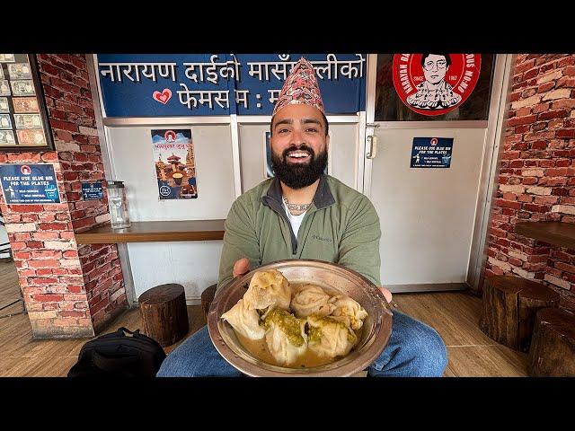 Trying Traditional Food in Kathmandu, Nepal 