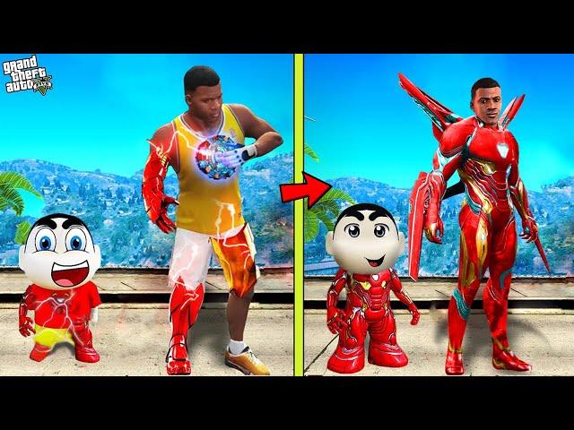 Franklin Shinchan Found IronMan Suit in GTA 5 !