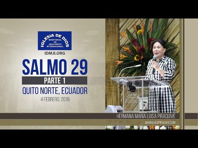 477- Estudio bíblico Salmo 29 - Parte 1, Quito Ecuador, Hna María Luisa Piraquive