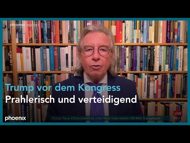 Schaltgespräch mit Prof. Thomas Jäger zur Rede von Donald Trump vor dem US-Kongress am 05.03.2025