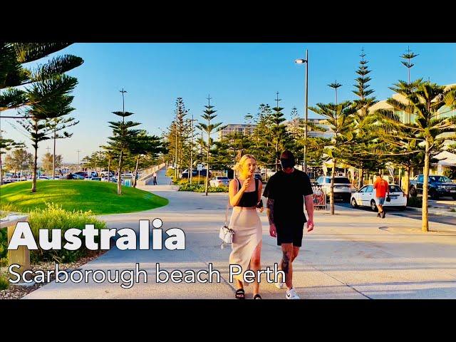 Perth Australia October 2023 | Scarborough Beach 4k Walking tour | 4K UHD 60fps