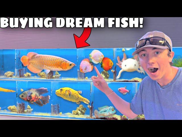 Buying My DREAM FISH for BACKYARD POND!