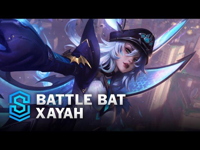 Battle Bat Xayah Skin Spotlight - League of Legends