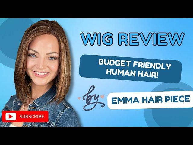 BUDGETFRIENDLY HUMAN HAIR* 100%REMYHUMANHAIR *WIG STYLING*HOW TO CUTLACE*EMMAHAIRPIECE