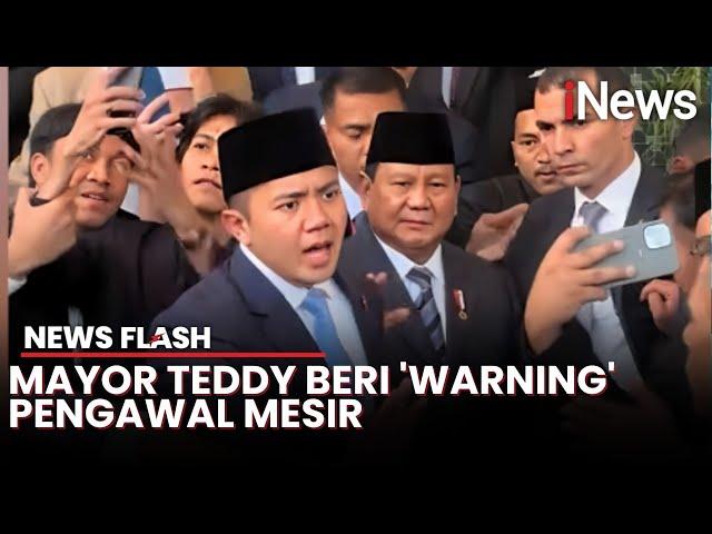 Sigap! Mayor Teddy Amankan Presiden Prabowo saat Desak-Desakan di Mesir | News Flash