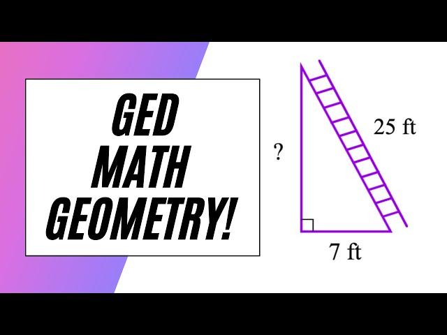 Master 5 GED Geometry Problems!