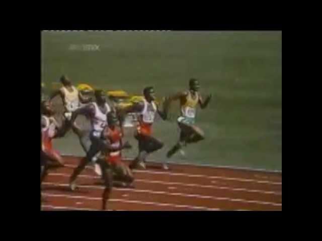 1988 Olympic 100 Meter Final  - The Greatest Race in History: Ben Johnson 9.79